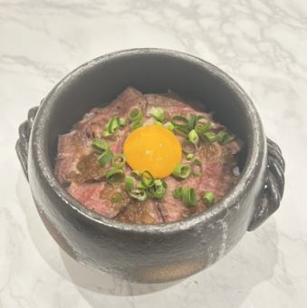 ローストビーフ土鍋ご飯