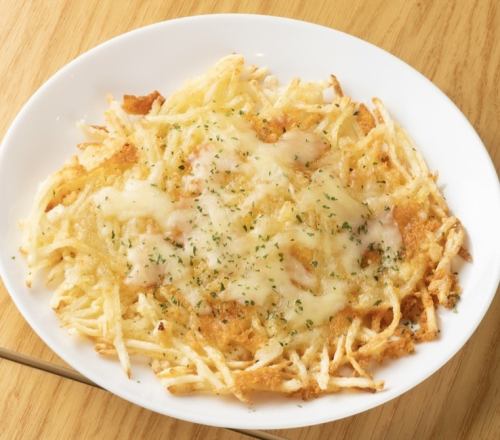 Cheese and potato pancake