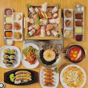 ［ネット予約限定　宴会９品コース］　当店自慢の人気メニューがら飲み放題まで付いて嬉しい!!