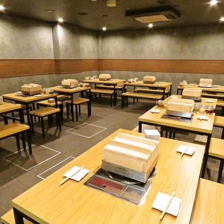 Since the seats are well separated, you can enjoy your meal slowly without worrying about the surroundings.For various banquets such as dates and girls-only gatherings ♪