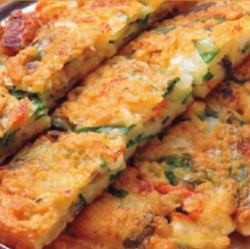 Seafood pancake