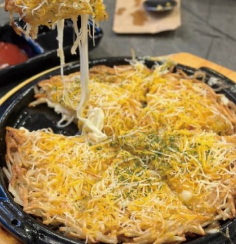 Cheese and potato pancake