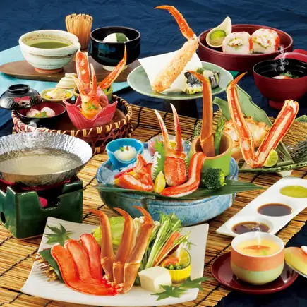 [Limited to August 1st - September 15th] Colorful Crab Sashimi Kaiseki Course (Second Edition) [Suzune] Luxurious 16 Dishes ◆ 12,100 yen (tax included)