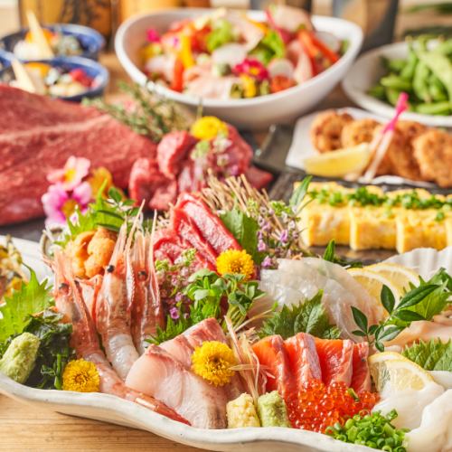 【駅前徒歩1分】鮮度抜群の海鮮はもちろん当店自慢の肉和食など、郷土料理×地酒も豊富にご用意◎