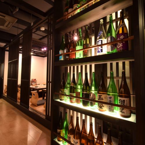 We have gathered a selection of fine sakes carefully selected from a wide variety of breweries! Enjoy them with your meal!
