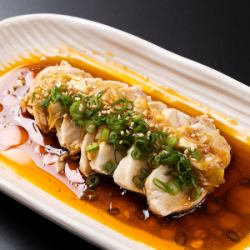 Chicken tataki with drool