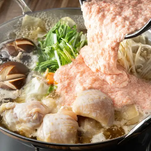 ★ふわふわ明太とろろ鍋-醤油味-(1人前)