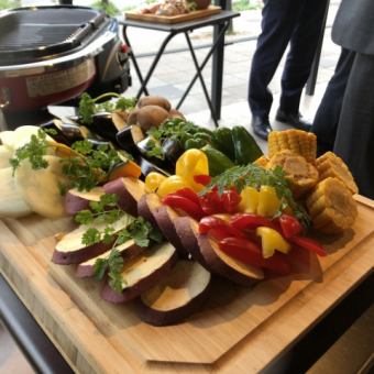 【180分飲放題】BBQコース 7000円(税込み)