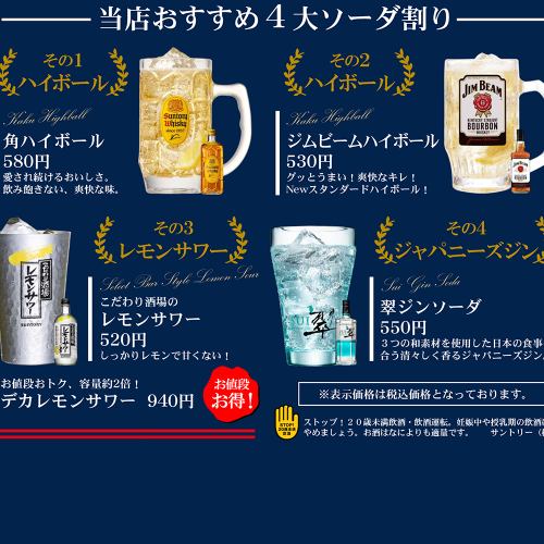 [Umeran] x [Suntory] Collaboration project! 4 major soda split fairs