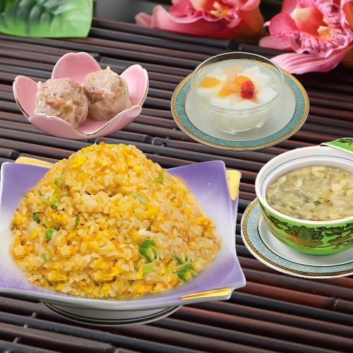 鮭チャーハンセット