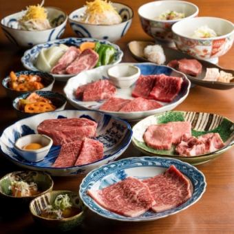 【120分飲み放題付き】黒毛和牛上赤身ステーキほか〈全16品〉8000円(税込)最上級コース