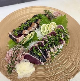 カツオの藁焼きたたき