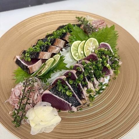 カツオの藁焼きたたき