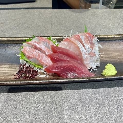 本日の鮮魚盛り合わせ