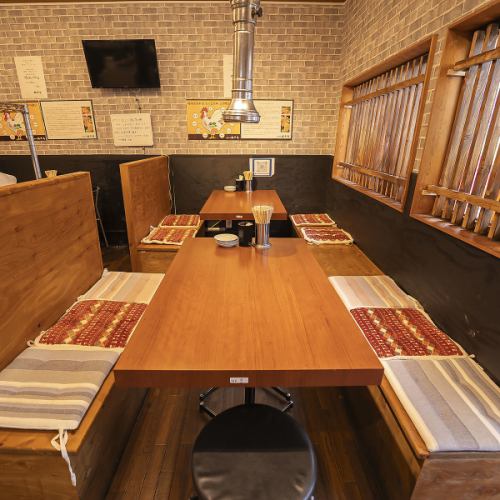 少人数にも◎テーブル席