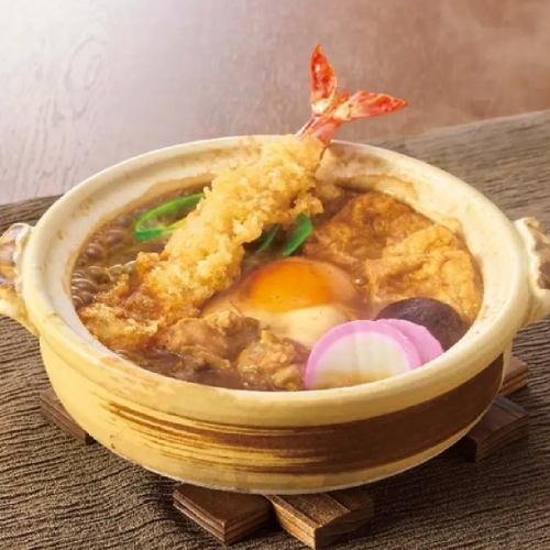 【自慢のみそ煮込うどん】