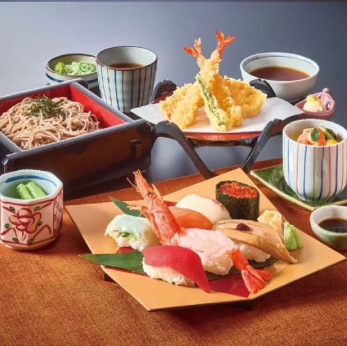 寿司天ざるそば和膳