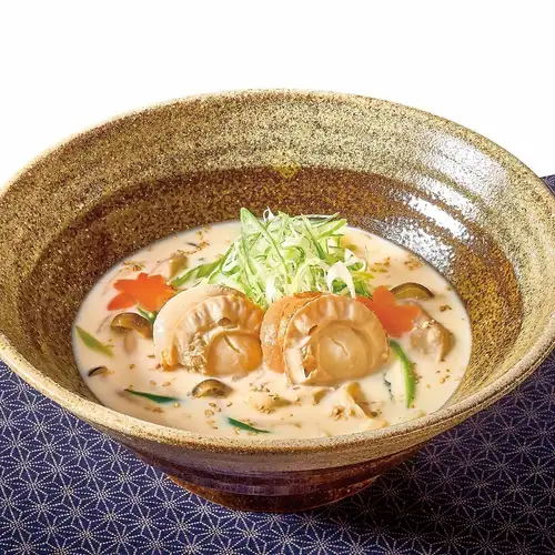 ≪北海道豐花灣扇貝≫扇貝芝麻豆漿烏龍麵