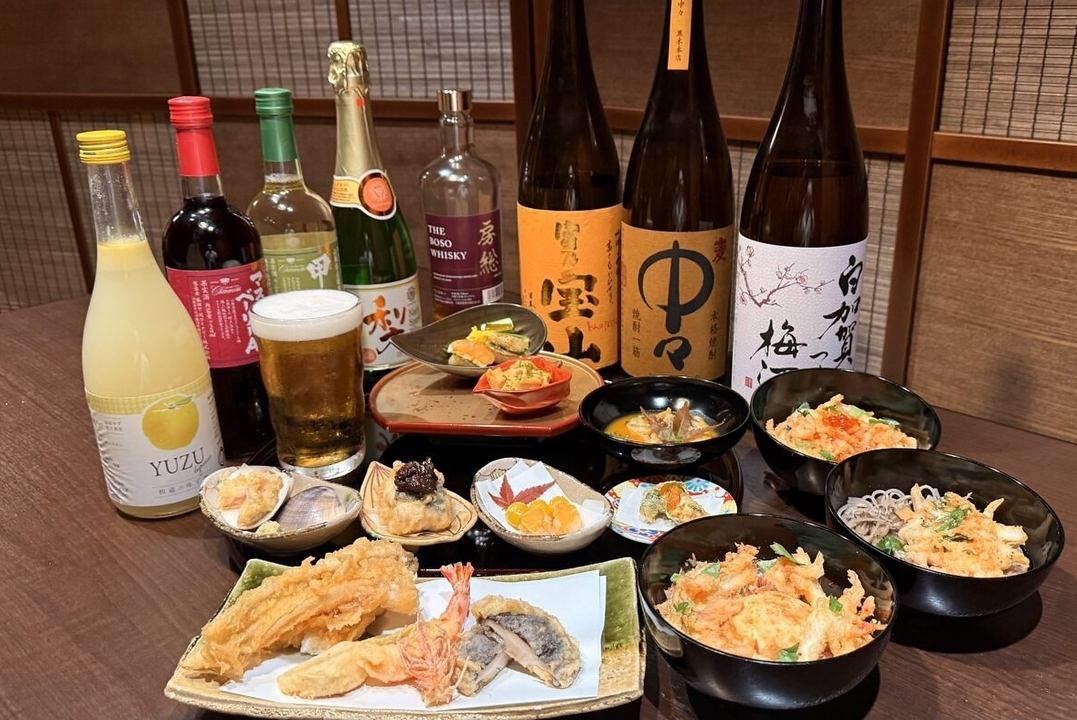 当店の天ぷらは、地元の新鮮な食材を使い、職人が一品一品丁寧に揚げて提供します。  