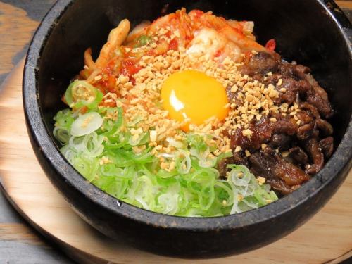 이시야키 소고기 마늘 비빔밥