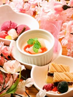 季節のデザート3種盛り合わせ