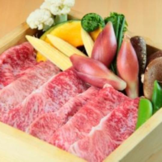 Kyushu No. 1 brand Imari beef sirloin steamer steamed [steamed steamer, sashimi, grilled dishes, etc.] ⇒ 11,000 yen