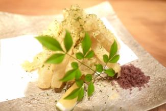 Healthy! Radish tempura