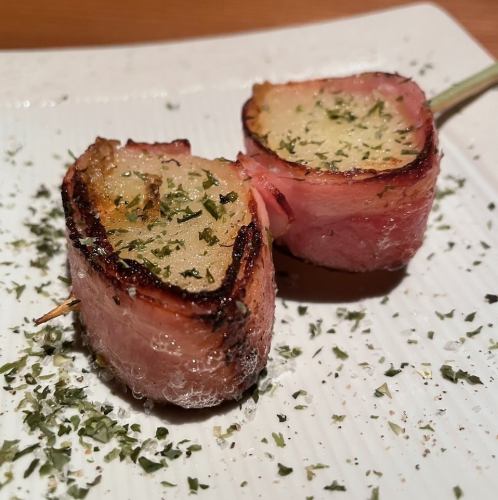 海苔塩じゃがバターベーコン巻き