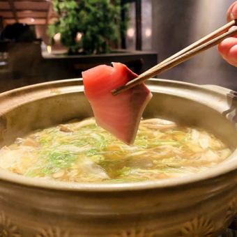 【共6道菜★仅食物】鰤鱼涮涮锅套餐4500日元