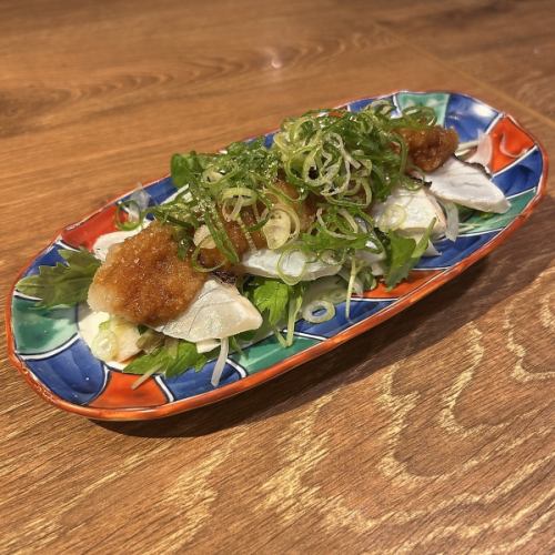 Seared sea bream shabu-shabu with ponzu sauce