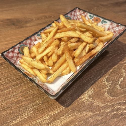 French fries with fragrant dashi stock