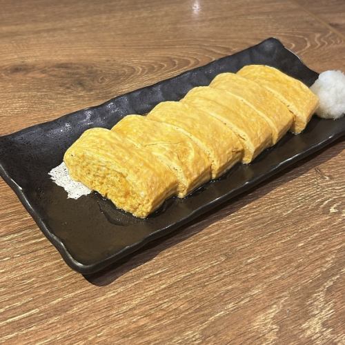 Rolled omelet made with specially selected eggs