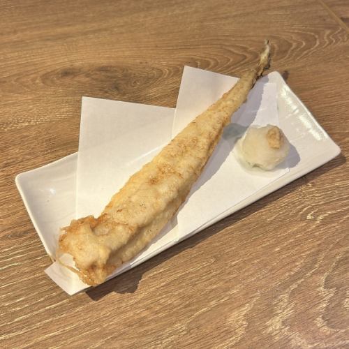 Deep fried giant conger eel