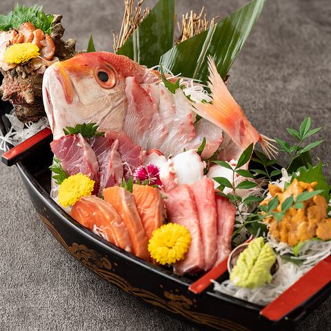 Sashimi boat platter