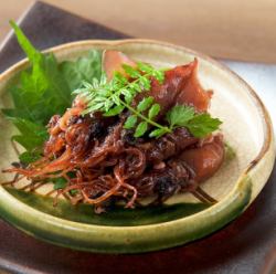 ほたるいかの生姜煮