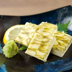 クリームチーズの昆布〆め