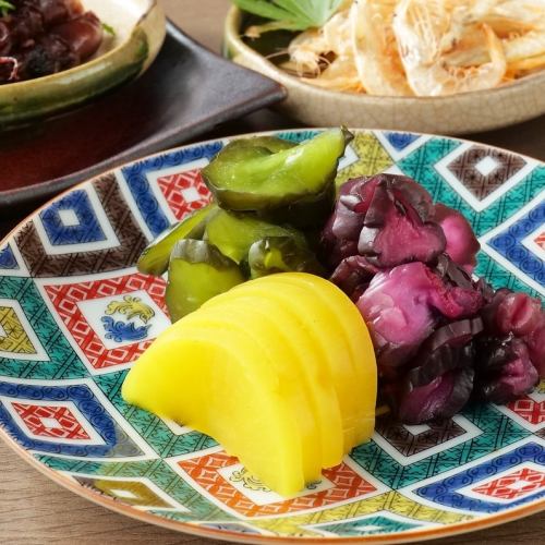 漬物盛り合わせ