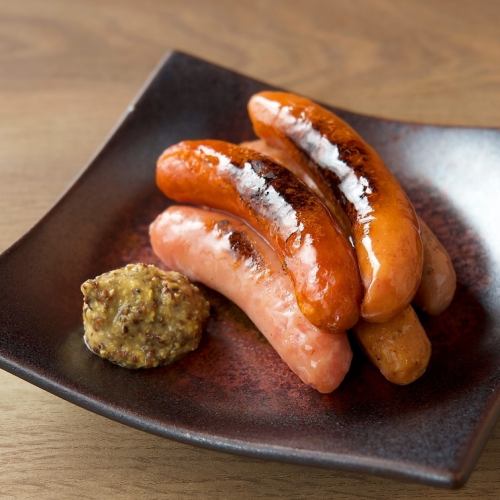 粗挽きソーセージグリル