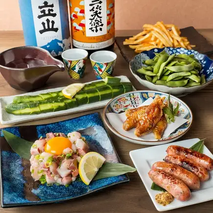 【2時間飲み放題付】二次会に◎富山の酒肴『お手軽コース』全7品3000円～