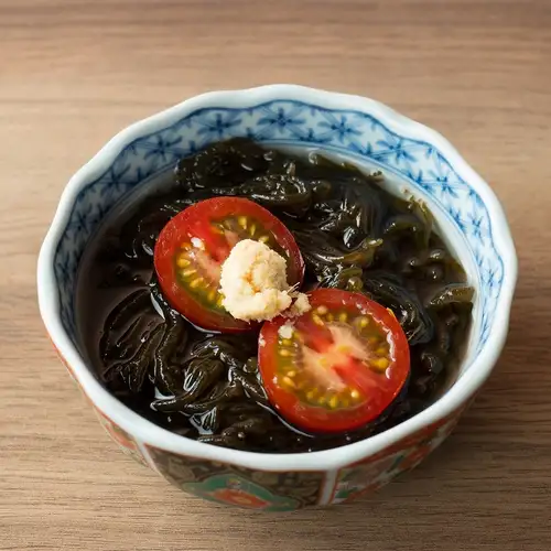 トマトもずく酢