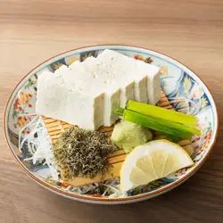 Gokayama tofu sashimi