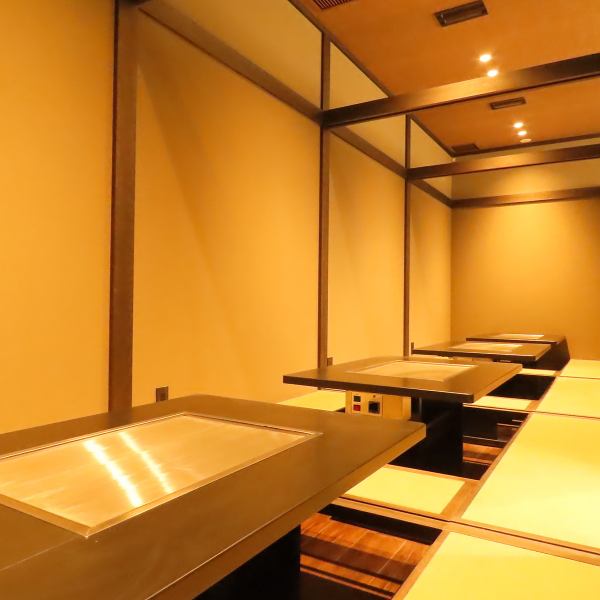 最大22名迄の掘り炬燵席。。落ち着ける空間で会社宴会、打ち上げなどにも最適です。※人数などはいつでもお店にご相談ください。