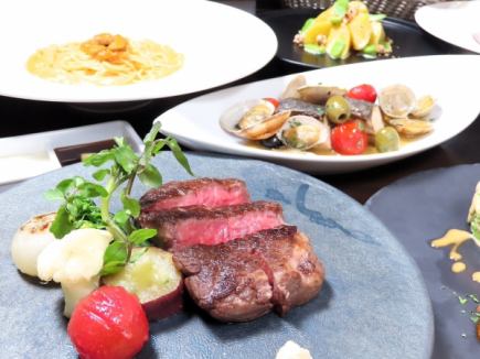 ≪シェフおまかせプラン≫120分飲み放題付 6600円(税込)