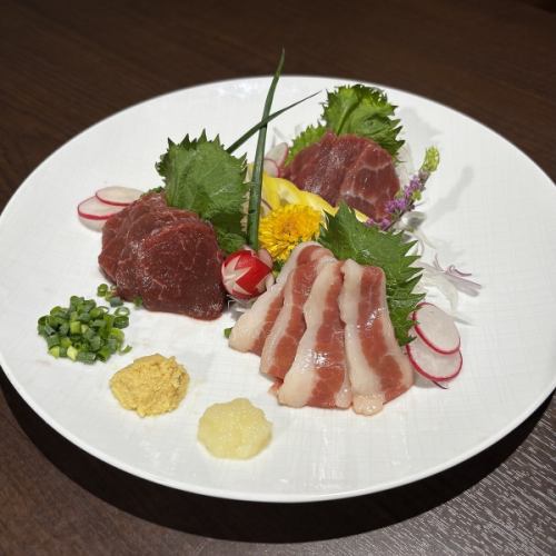 馬刺し　３種盛り