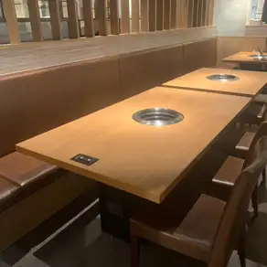 4名様テーブルです。
