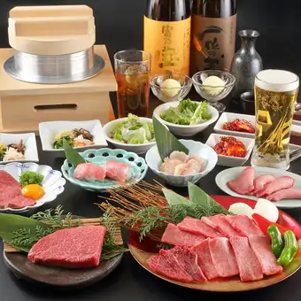 【彩コース】和牛食べ飲み放題◆焼肉、サイドメニュー、デザートなど120種以上！ 11000円(税込)