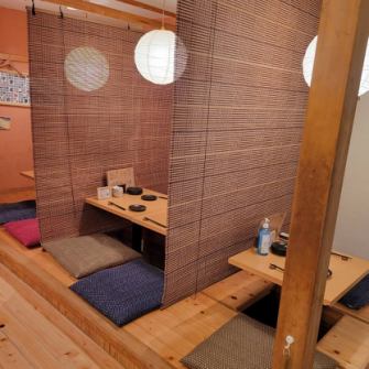 The Horigotatsu tatami room can accommodate 2 to 23 people.
