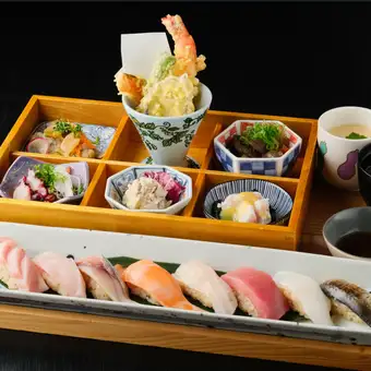 ご予約限定　つるべのにぎり寿司贅沢御膳