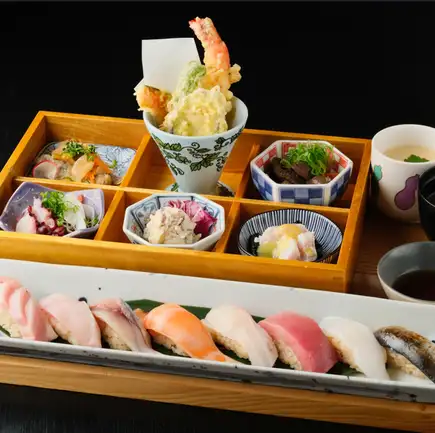 ご予約限定　つるべのにぎり寿司贅沢御膳