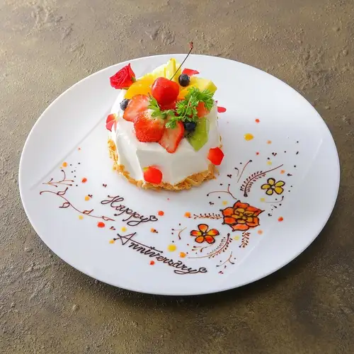 特製ケーキ付プランもあり